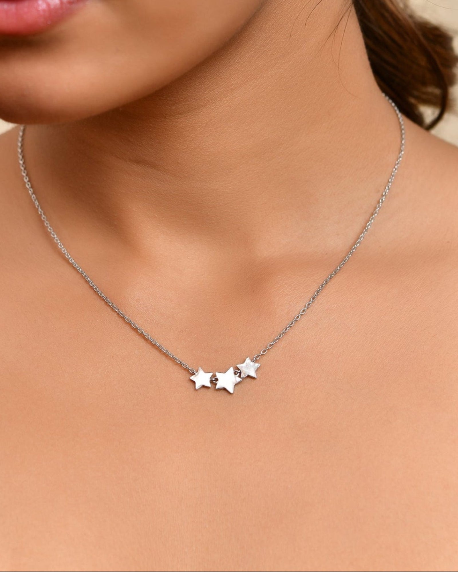 3 Star Necklace