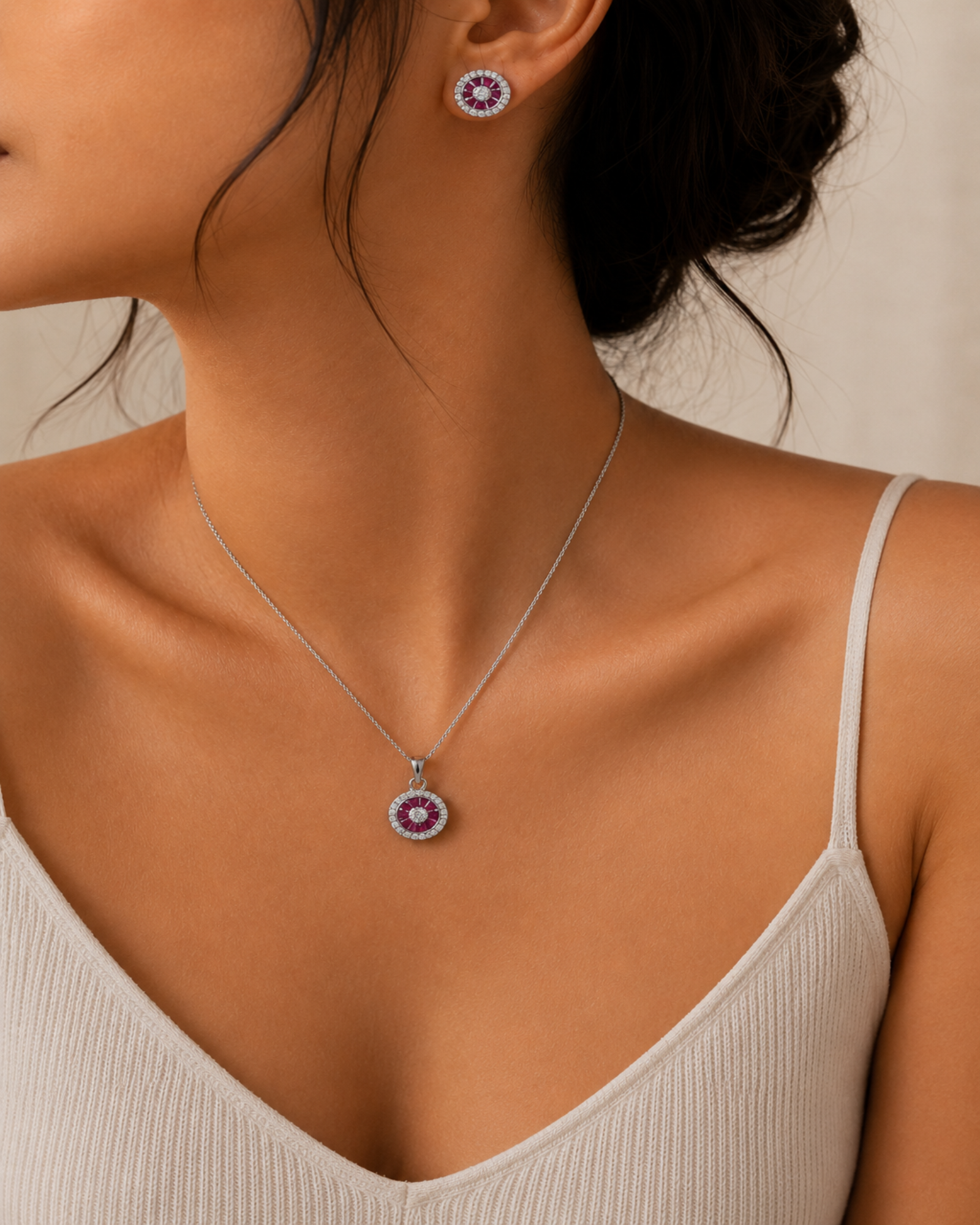 Rosette Halo Set