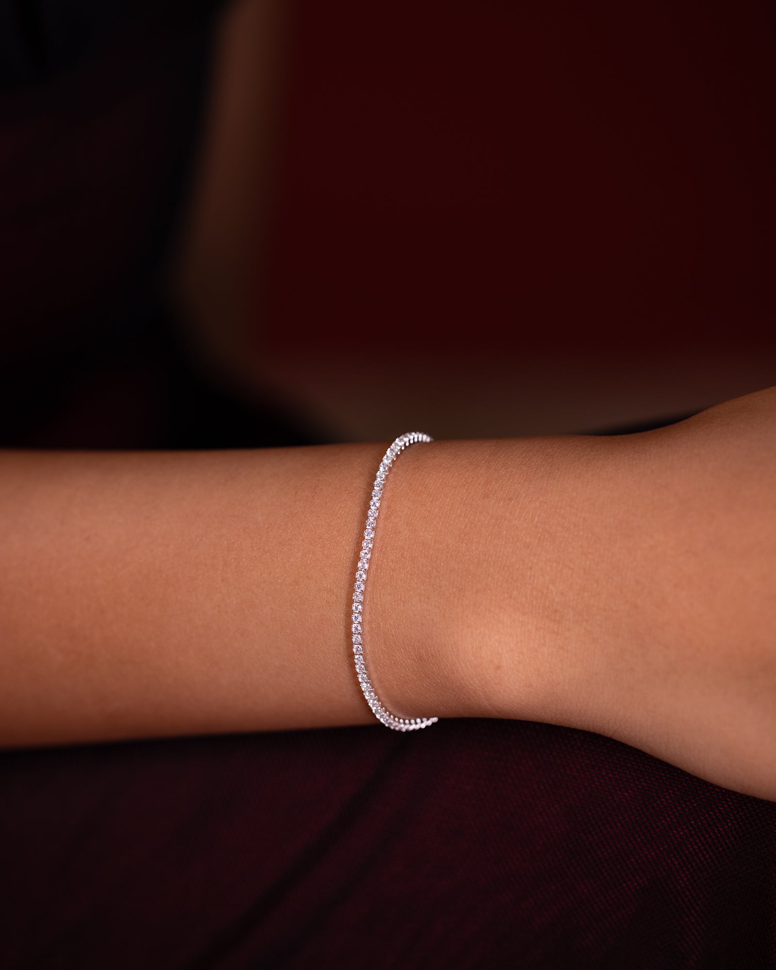 Blush Tennis Bracelet