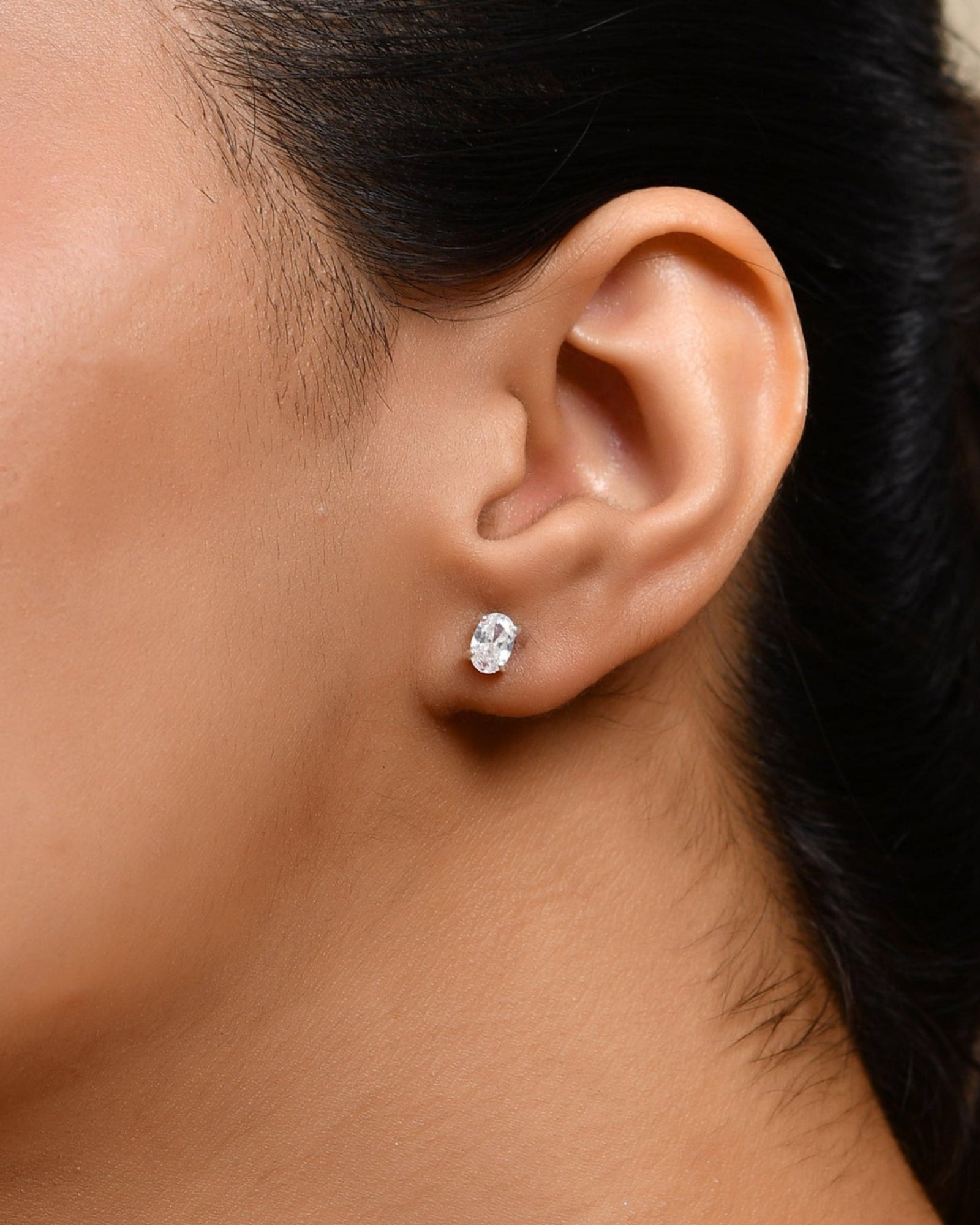 Pure Oval Studs