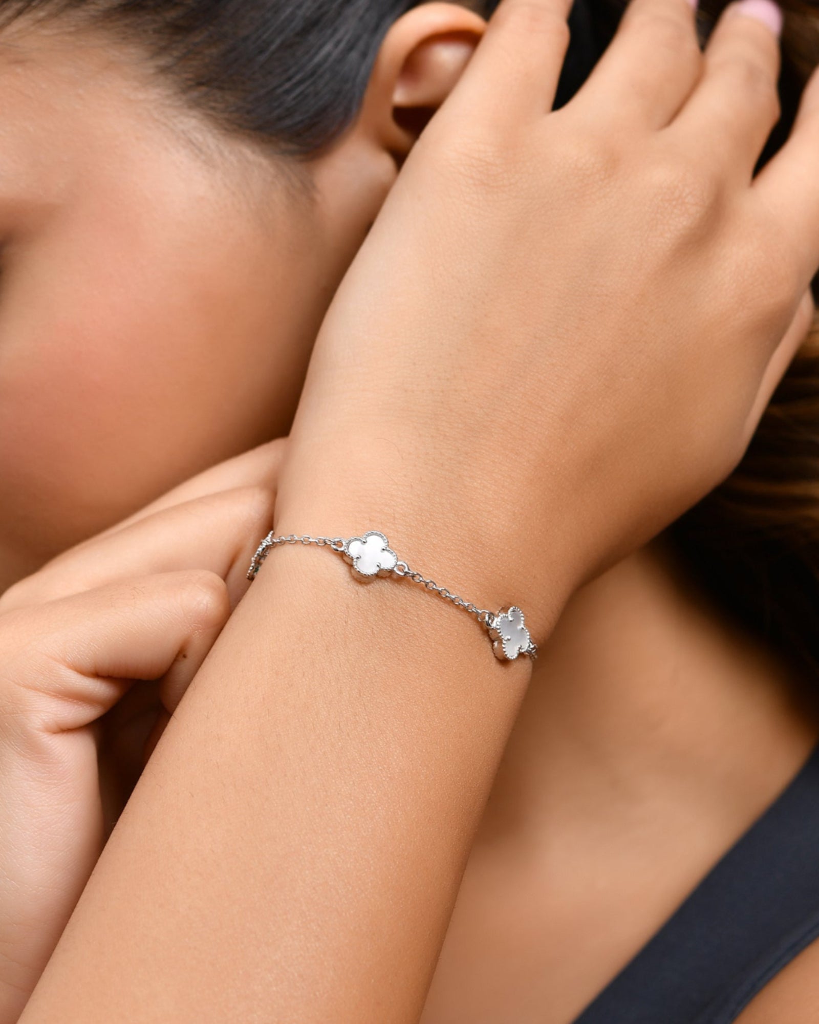 Trilogy Blanc Clover Bracelet