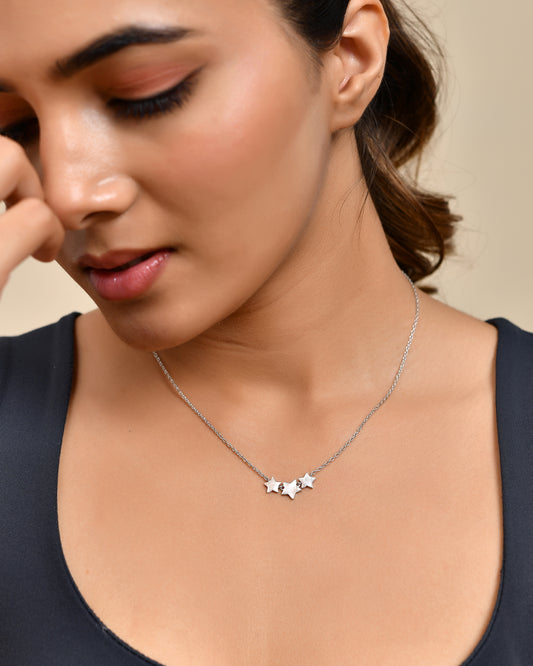 3 Star Necklace