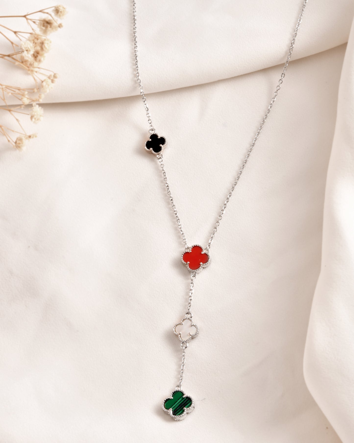 4 Leaf Spectrum Necklace