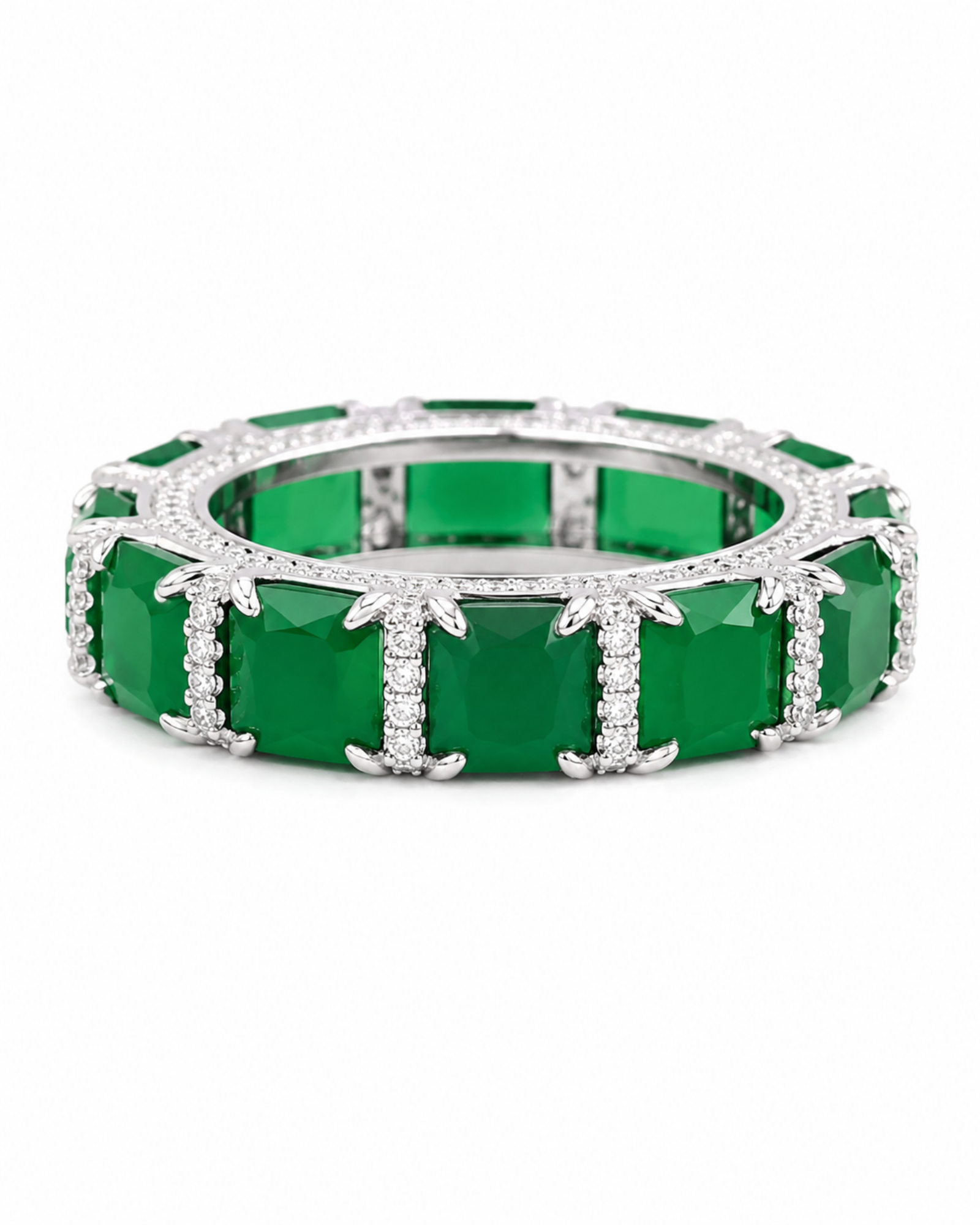Emerald Luxe Band Ring