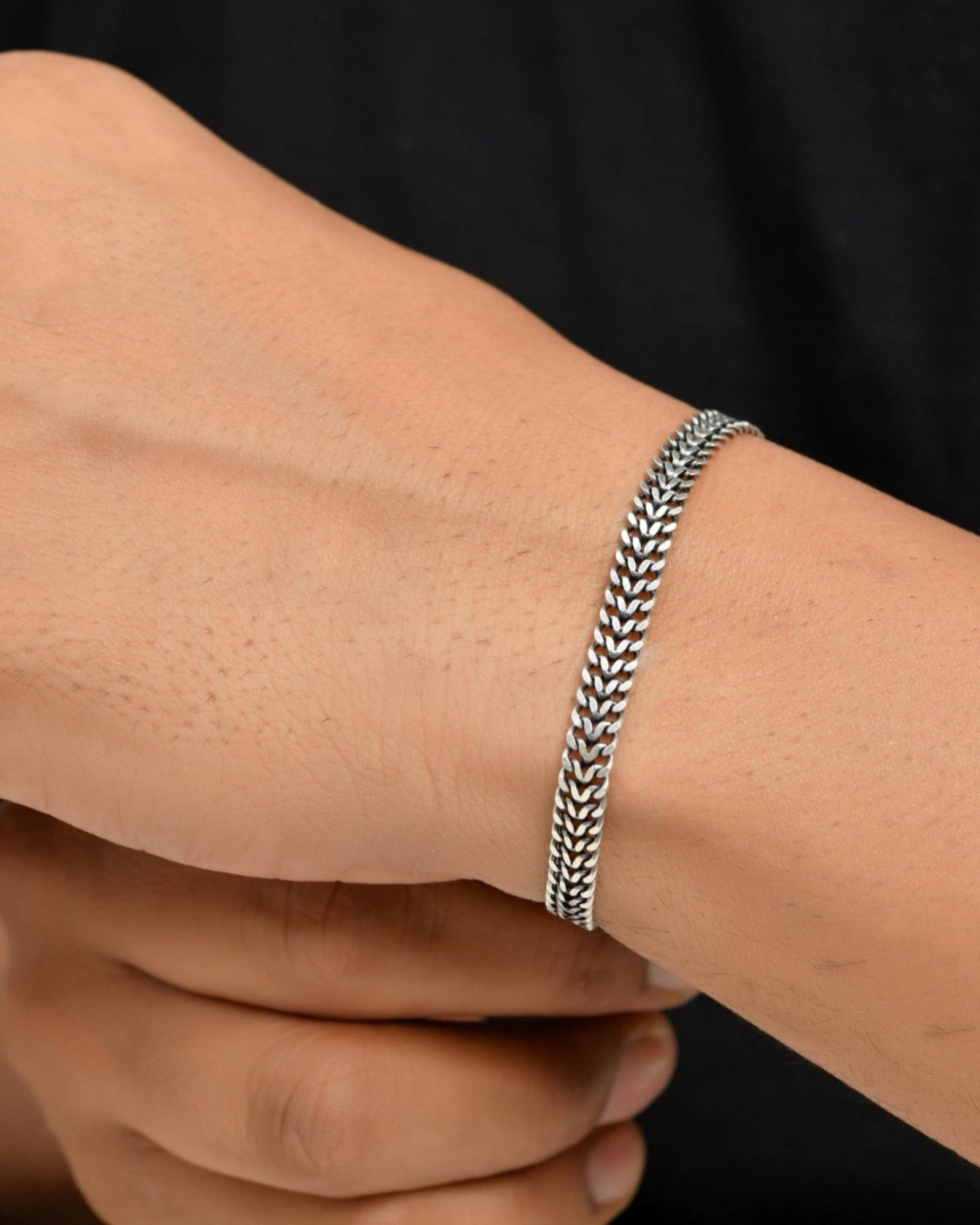 Titan Weave Mens Bracelet