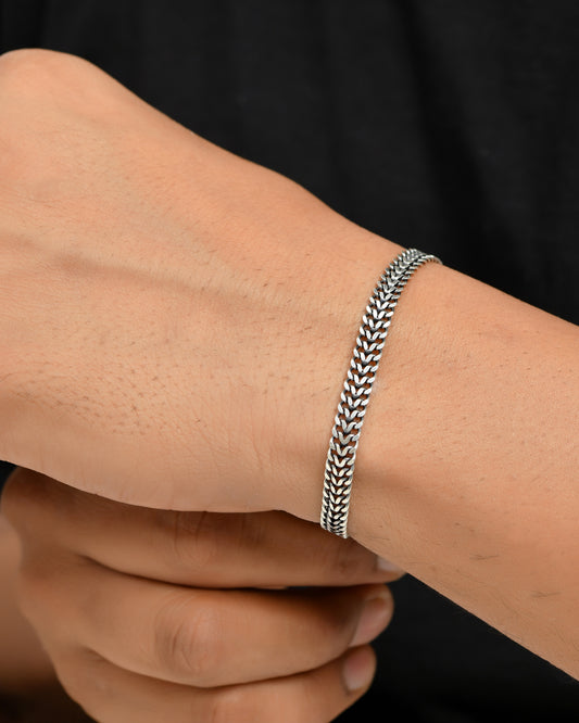 Titan Weave Mens Bracelet