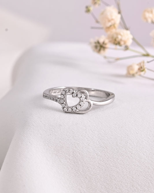 Dual Heart Ring