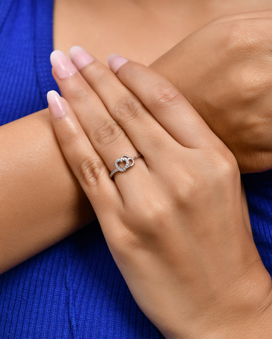 Dual Heart Ring