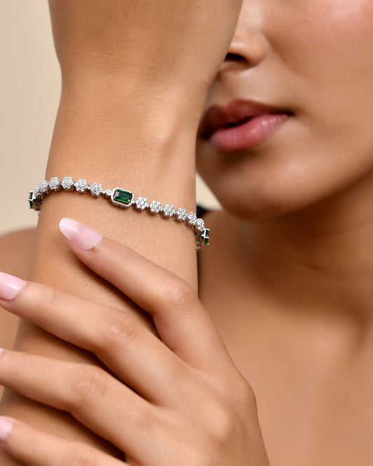 Emerald Bloom Bracelet