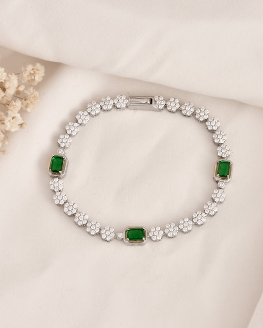 Emerald Bloom Bracelet