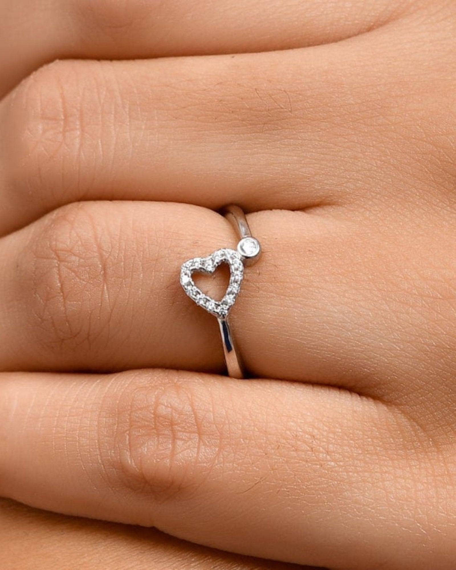 Heart Drop Ring