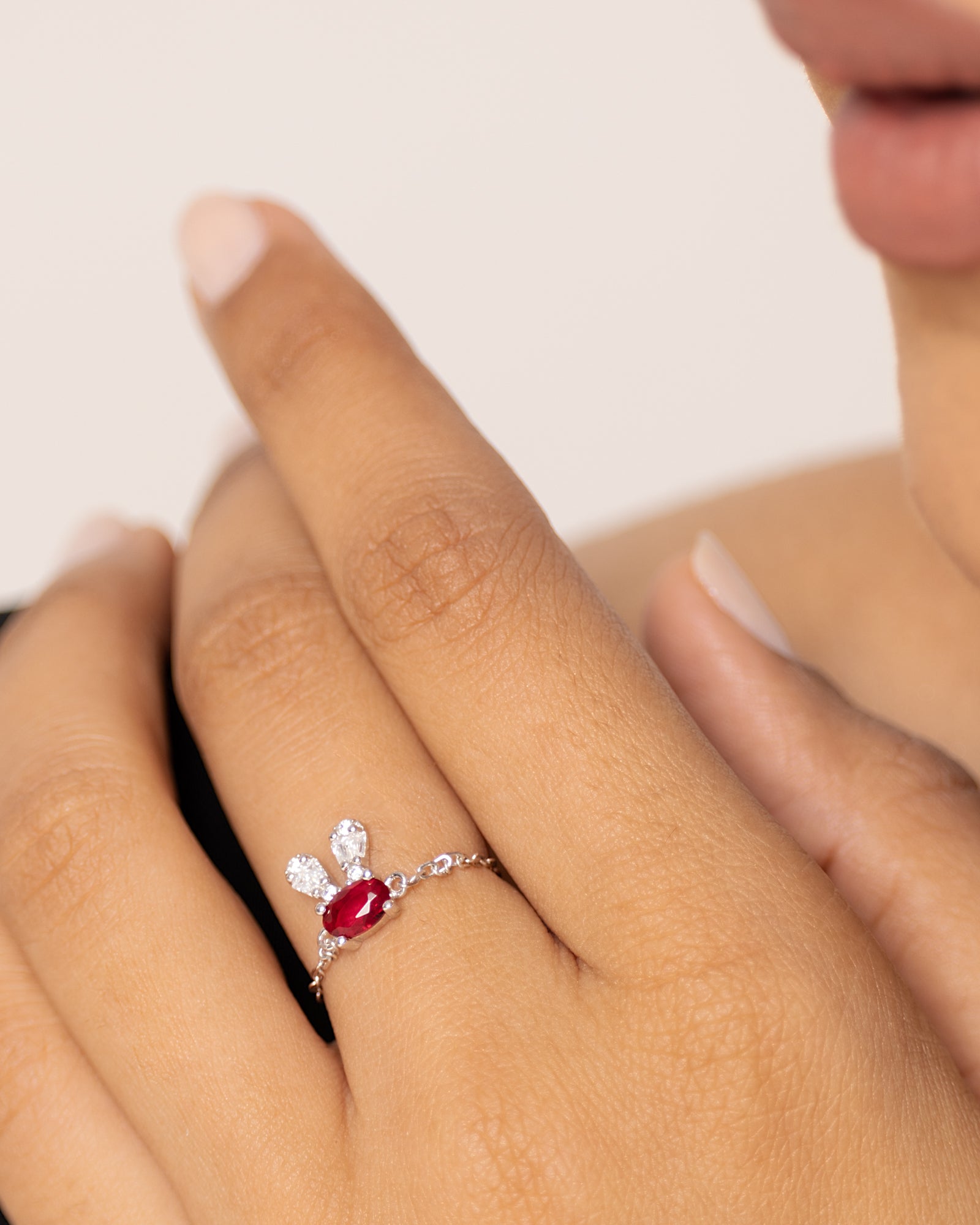 Ruby Rabbit Watch Charm