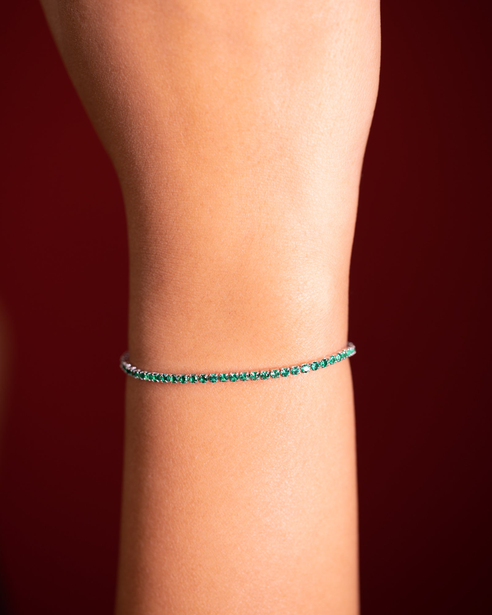 Emerald Tennis Bracelet