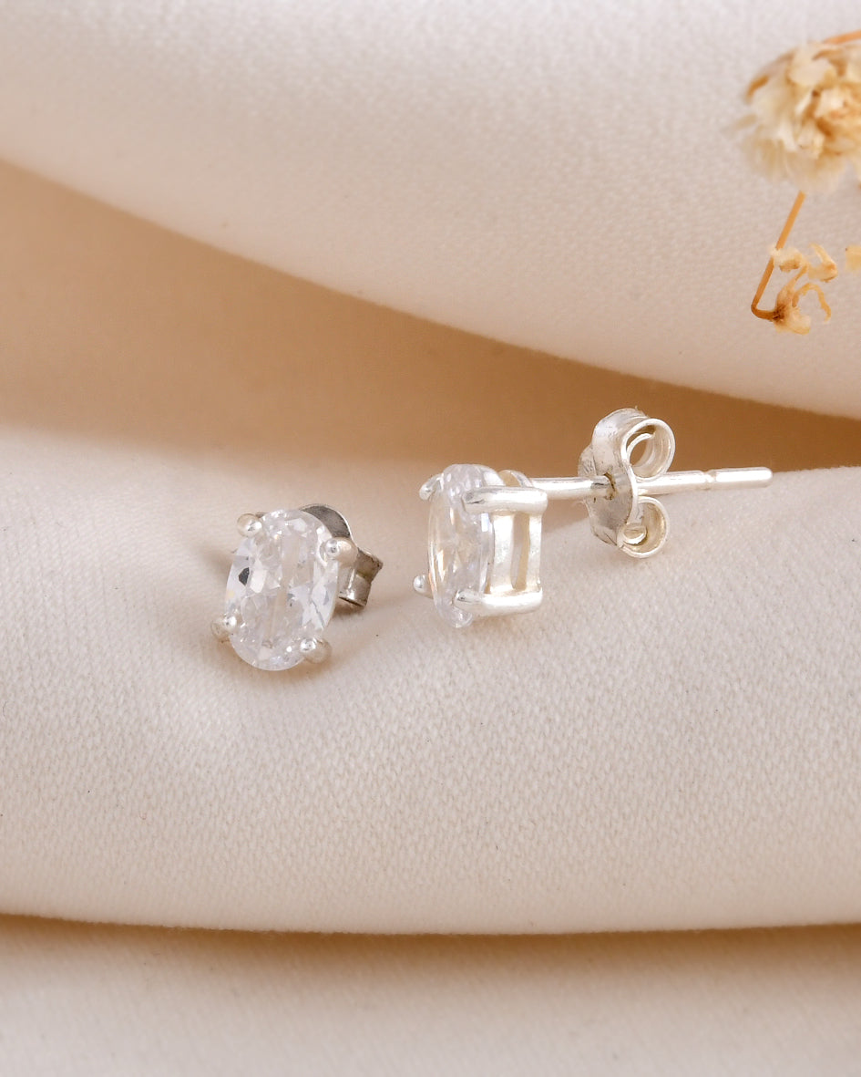Pure Oval Studs