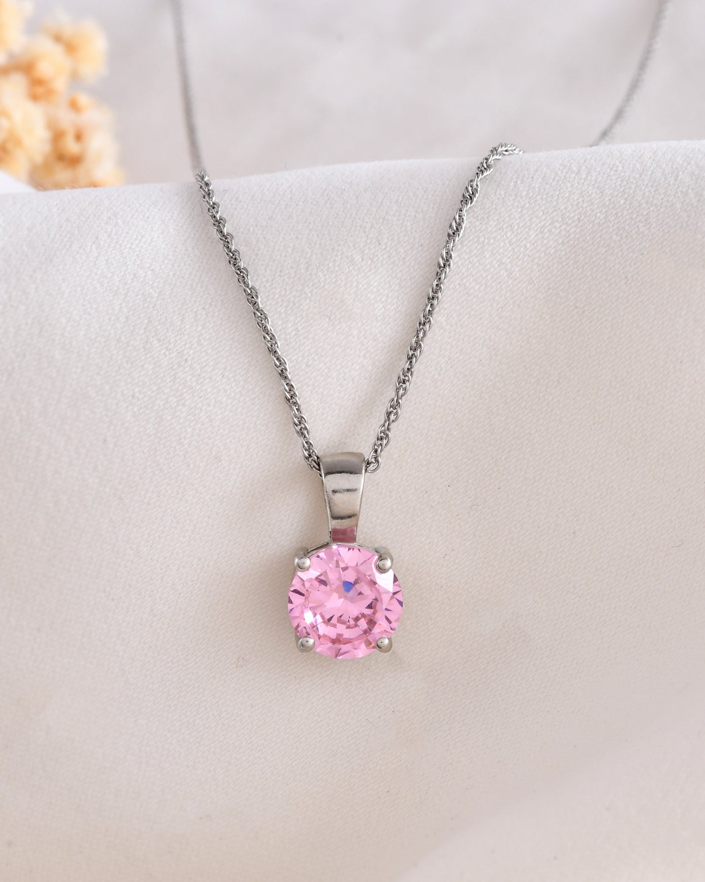 Rosé Halo Pendant