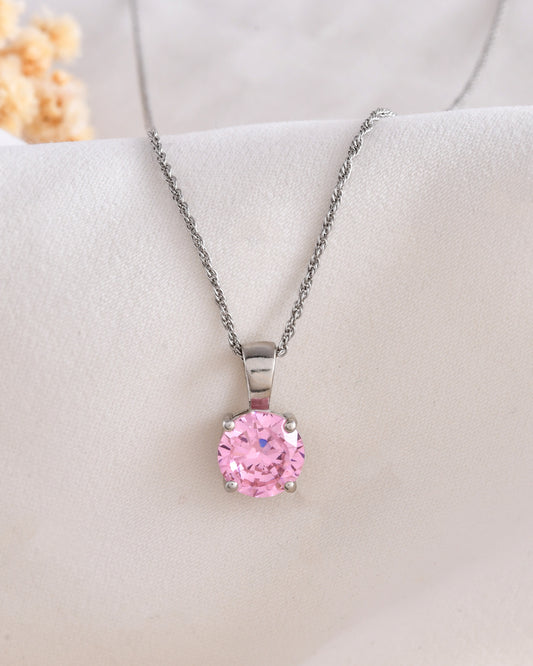 Rosé Halo Pendant
