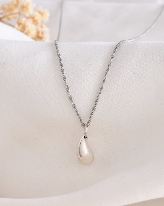 Sterling Droplet Pendant