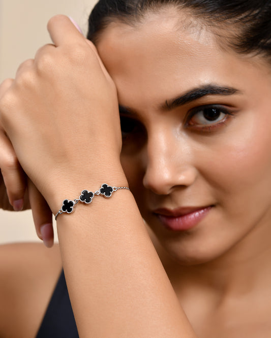 Trilogy Onyx Bracelet