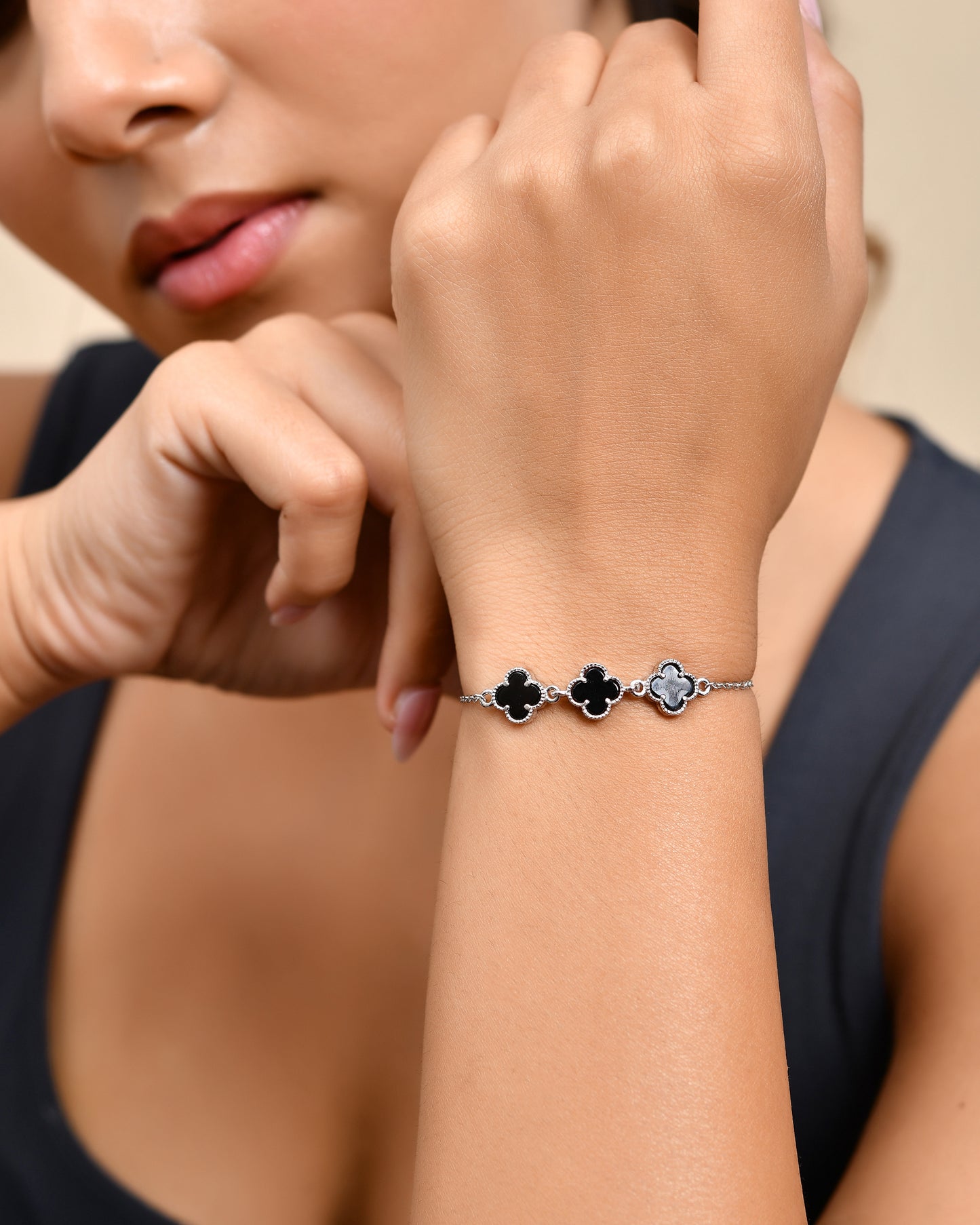 Trilogy Onyx Bracelet