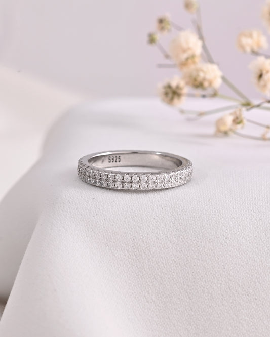 Twin Eternity Band Ring